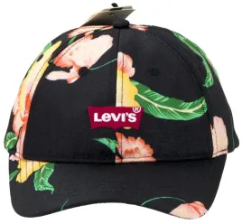 levis-czapka-z-daszkiem-haft-logo-czarna-w-kwiaty