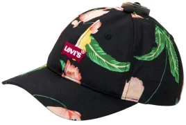 levis-czapka-z-daszkiem-haft-logo-czarna-w-kwiaty