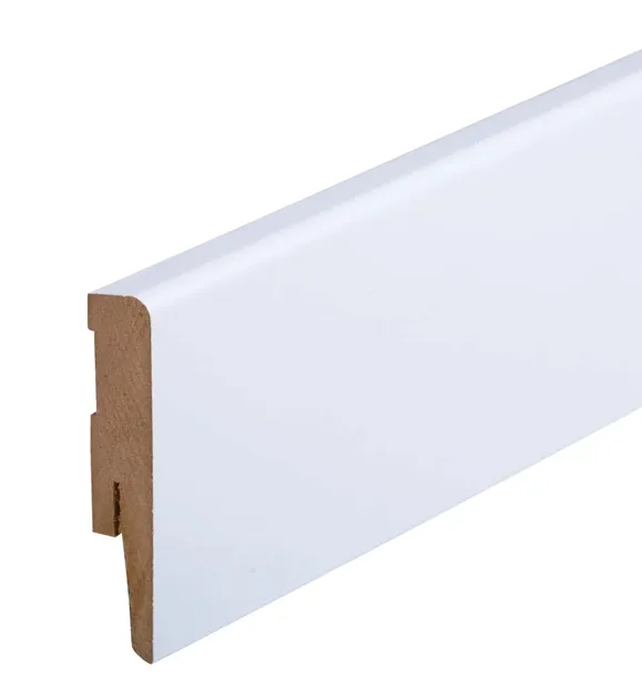 Listwa przypodłogowa MDF Plus 6cm BIAŁA Cokół 60mm RAL9003