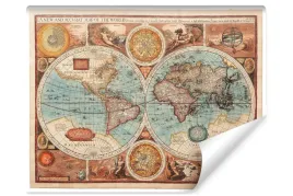 fototapeta-do-salonu-biura-stara-mapa-swiata-styl-vintage-450x300