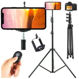 stojak-na-telefon-statyw-do-aparatu-wysoki-mocny-uchwyt-pilot-bluetooth