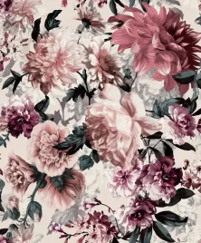 tapeta-pudrowe-kwiaty-liscie-flizelina-174602