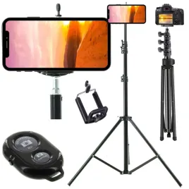 statywy-do-nagrywania-uchwyty-na-telefon-kamere-wysoki-stojak-mocny-pilot