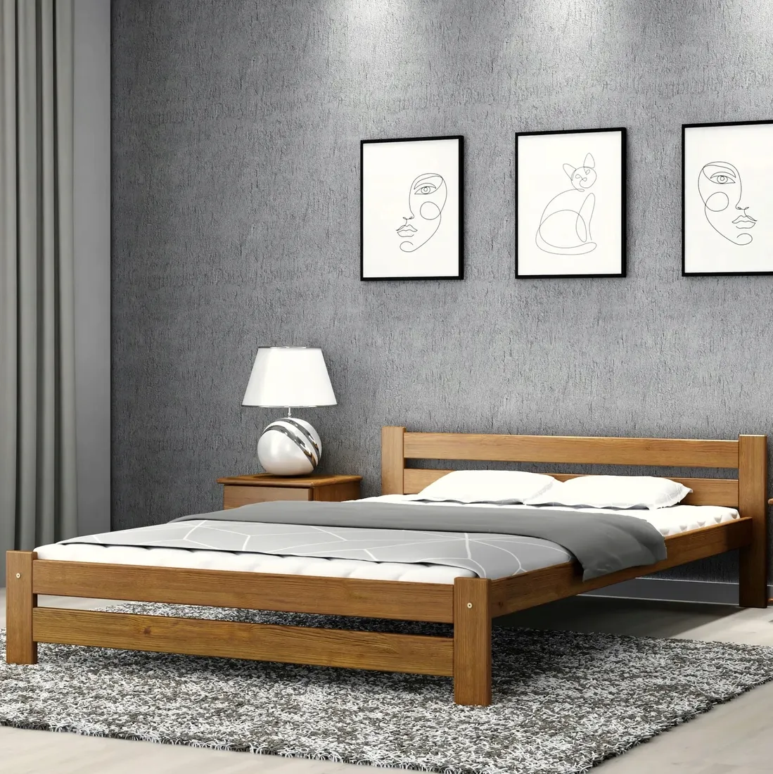 lozko-drewniane-sosnowe-agata-160x200-rama-dab