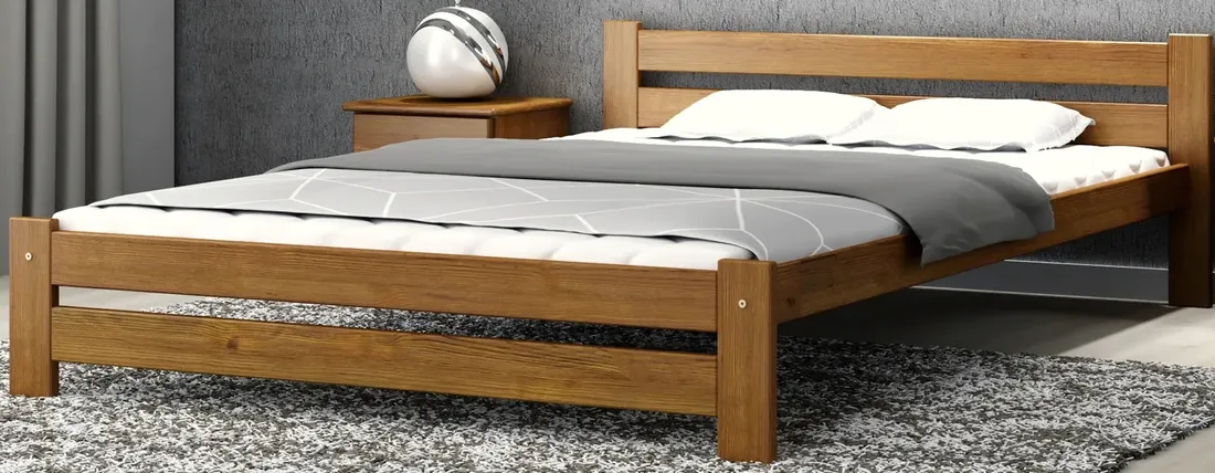 lozko-drewniane-sosnowe-agata-160x200-rama-dab-stan-nowy