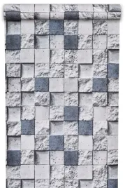 tapeta-cegielki-3d-kostki-szara-niebieska-mu22176