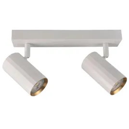 lampa-scienna-sufitowa-listwa-biala-zlota-2-reflektorki-26-cm-polux