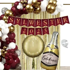 sylwester-balony-dekoracje-nowy-rok-baner-bordowe-kurtyna