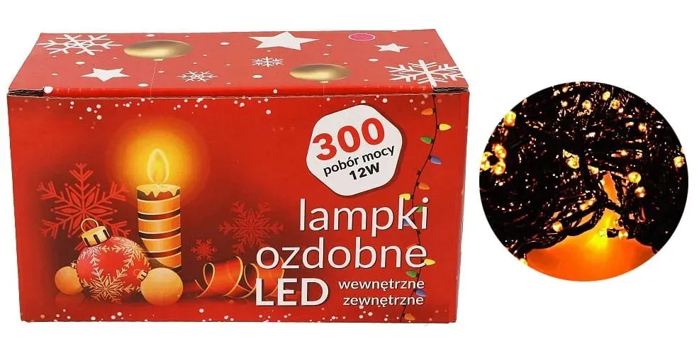 lampki-choinkowe-300-led-zolte-programator-stan-nowy