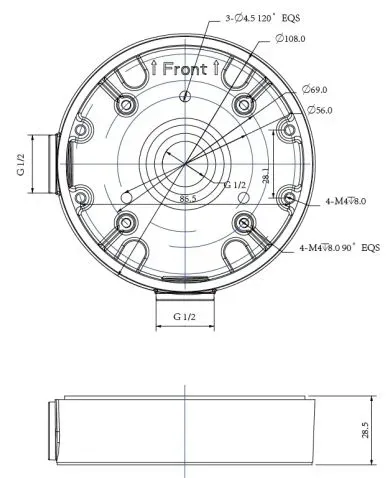 uchwyt-dahua-pfa139-model-pfa139