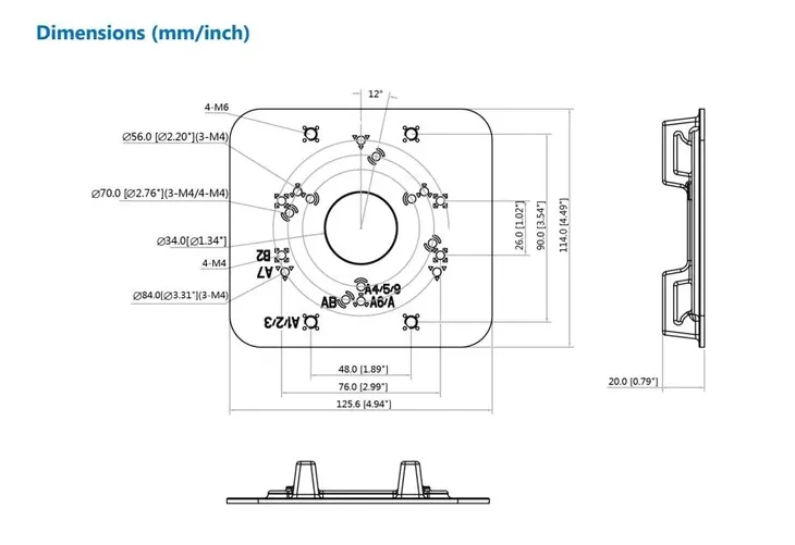 uchwyt-na-slup-pfa152-e-dahua-stan-nowy-waga-z-opakowaniem-270-kg