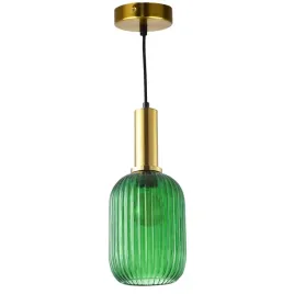 lampa-wiszaca-zlota-szklany-zielony-klosz-nowoczesna-nad-stol-polux