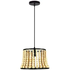 lampa-wiszaca-czarna-koraliki-drewniane-okragla-nad-stol-28-cm-polux