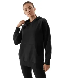 4f-bluza-dresowa-damska-nierozpinana-z-kapturem-luzna-bawelniana-czarna-xs