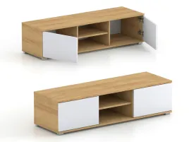 szafka-rtv-120-hikora-naturalna-biale-drzwi