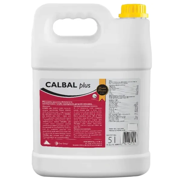 Calbal plus OVER preparat wapniowo - witaminowy 5l