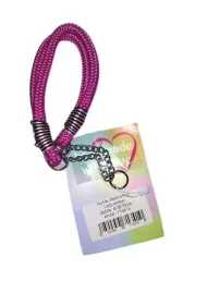 obroza-dla-psa-s-26-33cm-rozowa-handmade-with-love