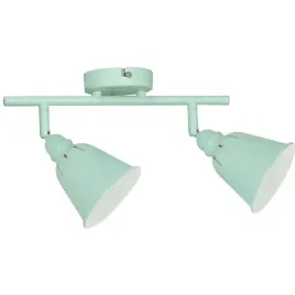 lampa-scienna-sufitowa-2-reflektory-nowoczesna-loft-zielona-mietowa-polux