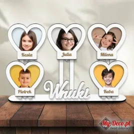 ramka-serduszka-wnuki-na-5-zdjecia-prezent-dla-babci-i-dziadka