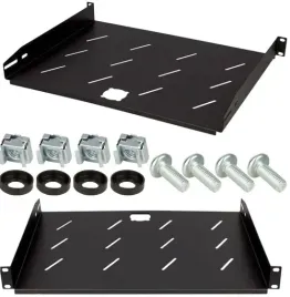 polka-do-szafy-rack-19-1u-350mm-czarna