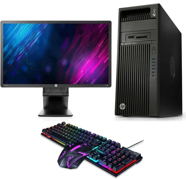 Komputer Gamingowy 3.60GHz 32GB 512SSD NVIDIA 4GB GDDR5 Monitor IPS GIER