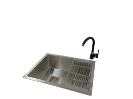 stalowy-zlewozmywak-jednokomorowy-inox-szczotkowany-bateria-syfon