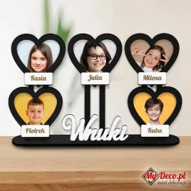 ramka-serduszka-wnuki-na-5-zdjecia-prezent-dla-babci-i-dziadka
