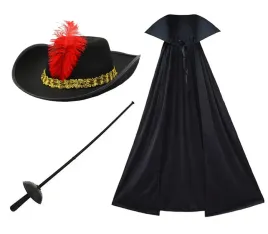 stroj-muszkieter-dla-dzieci-zestaw-kapelusz-peleryna-110cm-szpada