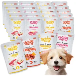mokra-karma-dla-psa-bult-tuf-tuf-saszetka-mielonka-mieso-mix-smakow-20x100g