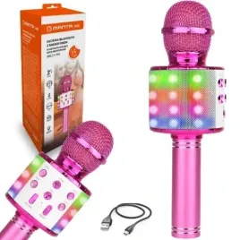 mikrofon-karaoke-glosnik-zabawka-bluetooth-led-roz-manta-echo-swiatlo