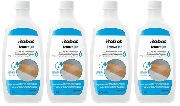 4x iRobot Płyn Koncentrat ORYGINALNY 473 ml - Braava, Scooba, Roomba Combo
