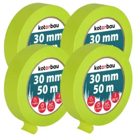 4x-tasma-malarska-maskujaca-neon-50m-papierowa-wodoodporna-lakiernicza-30mm