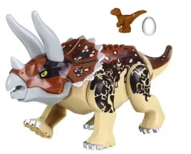 dinozaur-triceratops-28cm-maly-dino-i-jajo-klocki-naklejka-jurassic-gratis