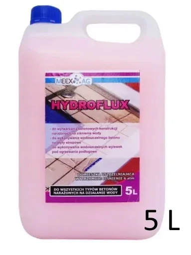 HYDROFLUX PLASTYFIKATOR USZCZELNIACZ DO BETONU 5 L