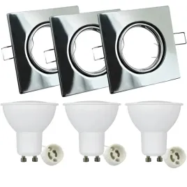 lampa-oprawa-wpuszczana-led-z-zarowkami-kwadrat-chrom-3-sztuki-ciepla-polux