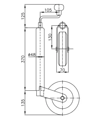 kolo-podporowe-stalowe-z-mocowaniem-do-przyczepy-lekkiej-niewiadow-temared-stan-nowy