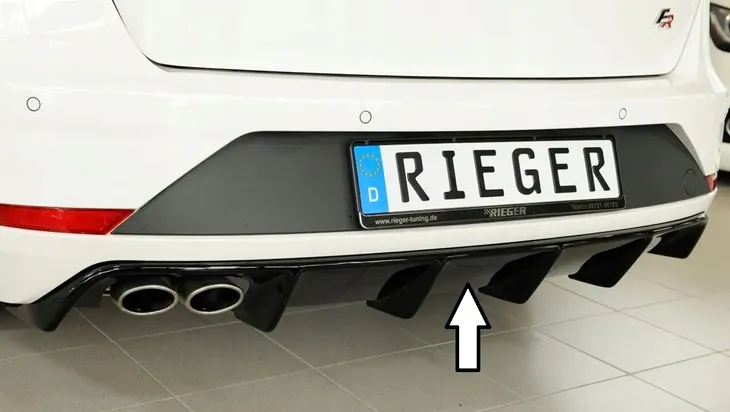 Dokładka tylnego zderzaka dyfuzor RIEGER do SEAT LEON FR 2017- KOMBI