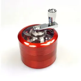 mlynek-grinder-crusher-metalowy-z-korbka-czerwony