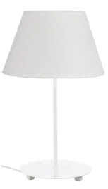 lampka-stolowa-biala-abazur-stozek-bialy-karo-e27
