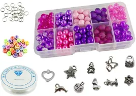 koraliki-szklane-8mm-organizer-220szt-zestaw-fioletowo-rozowy