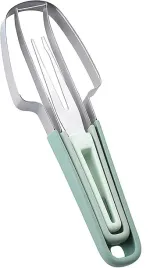 krajalnica-do-owocow-noz-lyzka-i-widelec-do-arbuza-zielony-zestaw-3w1