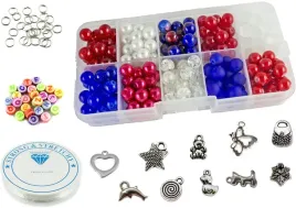 koraliki-szklane-8mm-organizer-220szt-zestaw-czerwono-granatowo-bialy