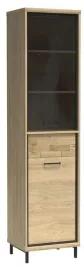 dab-witryna-wysoka-pojemna-metalowe-nogi-drewniany-panel-salon-jadalnia