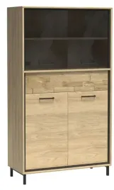 dab-witryna-szeroka-metalowe-nogi-drewniany-panel-pojemna-salon-jadalnia