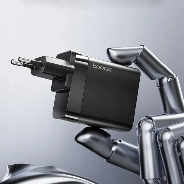 oryginalna-ladowarka-toocki-gan-usb-usb-c-pd-65w-kolor-czarny