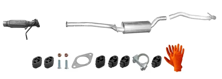 FORD FOCUS MK2 2.0 TDCi 81-100kW (2004-7/2011) HATCHBACK UKŁAD WYDECHOWY