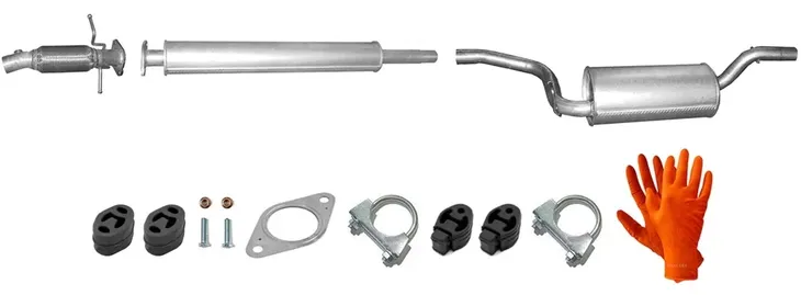 FORD FOCUS MK2 2.0 (2004-2007) RURA TŁUMIK POCZĄTKOWY ŚRODKOWY