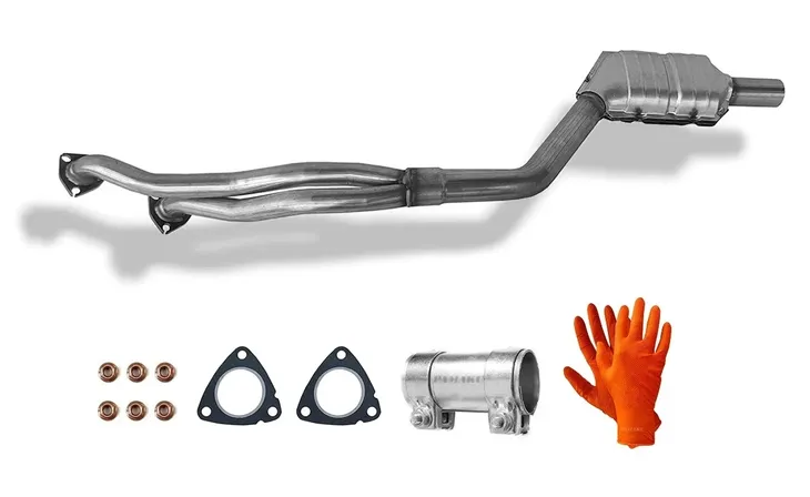 BMW E39 520i 523i M52 KATALIZATOR + RURA KOLEKTOROWA OE 18301427027