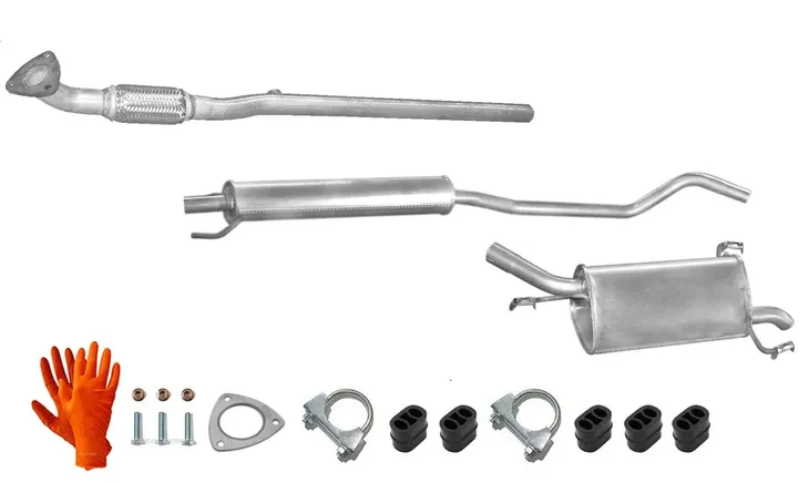 OPEL CORSA C 1.0i 12V 43/44kW (2000-2006) UKŁAD WYDECHOWY