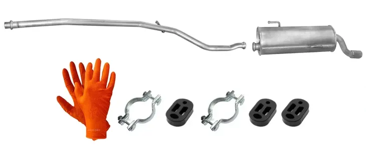 PEUGEOT 206 + 206+ 1.1 1.4 (2000-2013) HATCHBACK RURA TŁUMIK KOŃCOWY